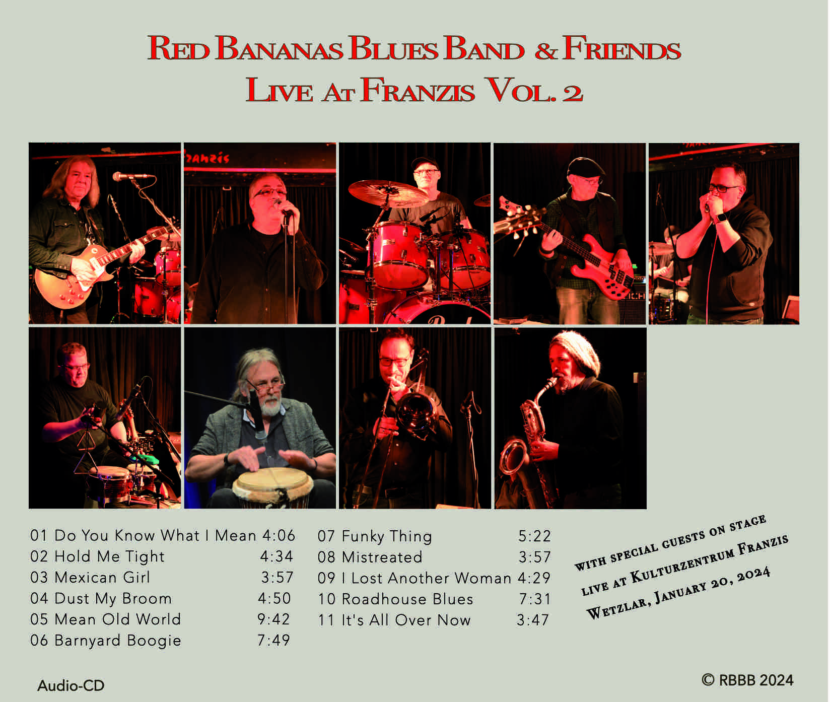 RBBB CD 2024 -  Live at Franzis